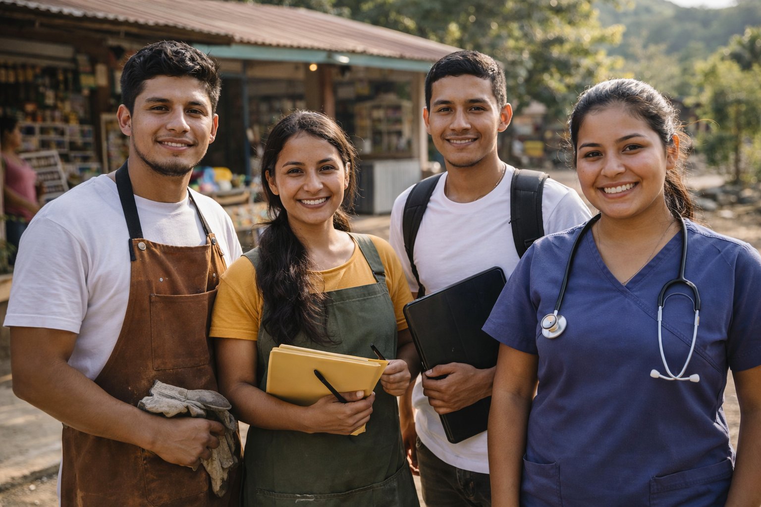 Jóvenes productivos en sus comunidades